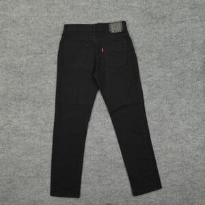 Levis 502 Regular Taper Jeans Boys 14 Reg 27x29 Black Stretch Denim Pants